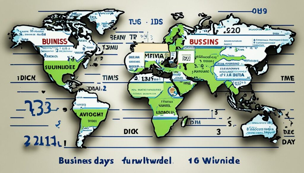 business days worldwide