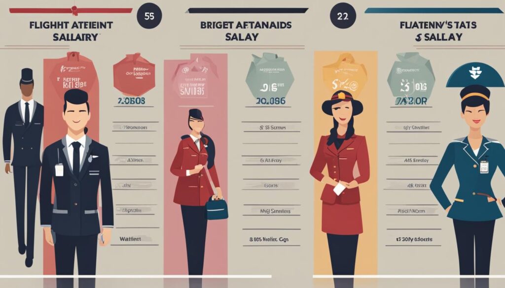 flight attendant salaries compared to similar jobs