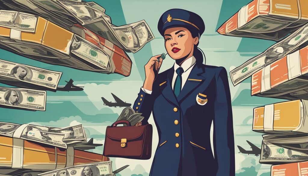 flight attendant salary range