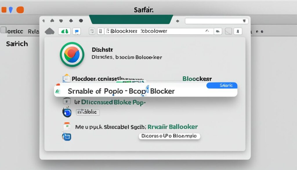 how to turn off safari pop up blocker