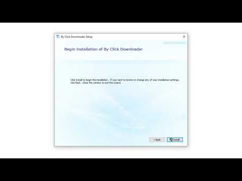 Tutorial Install By Click Downloader