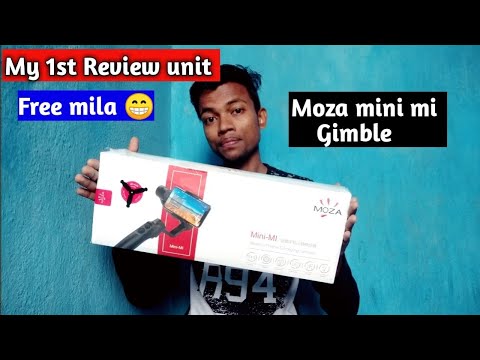 My 1st review unit || moza mini mi gimble review | best cheapest gimble