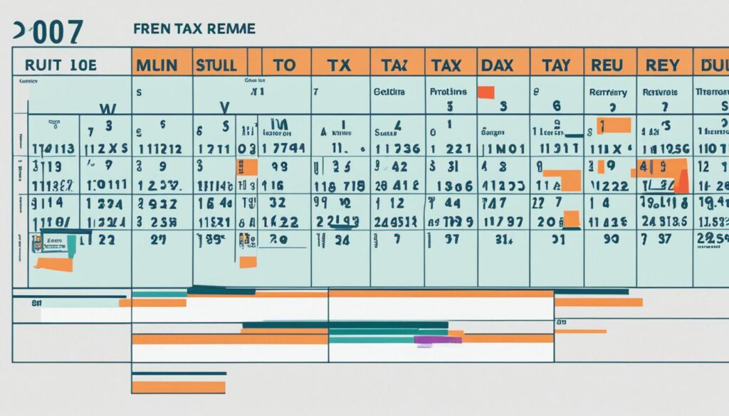 important individual tax deadlines