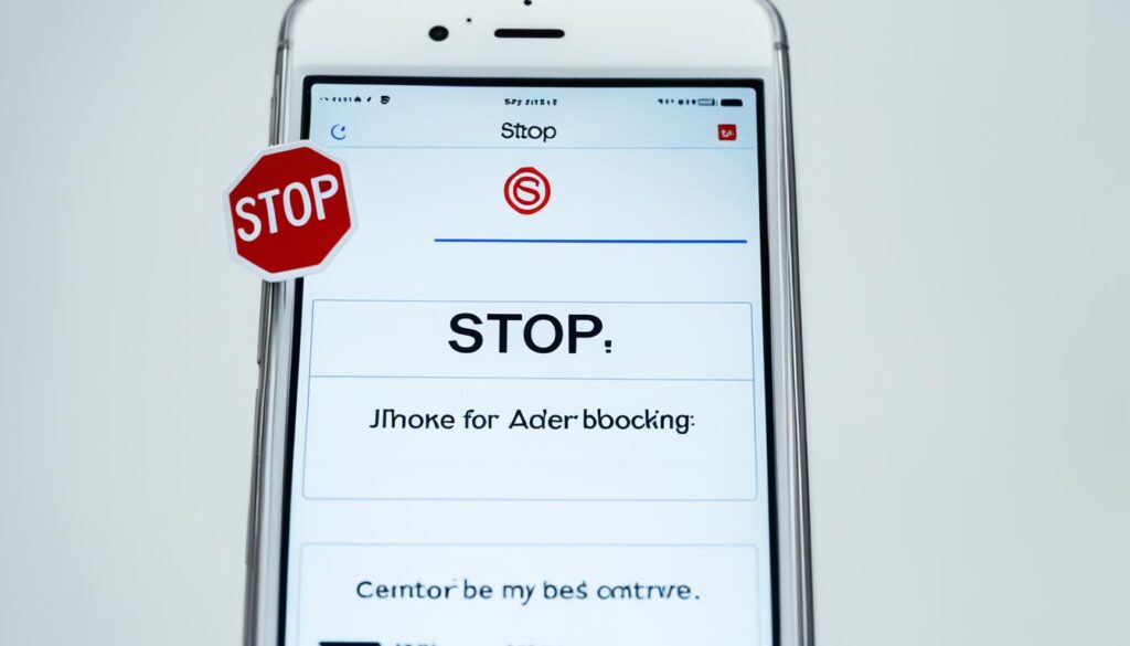 iOS ad blocking