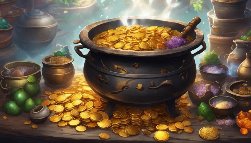 money making recipes in little alchemy