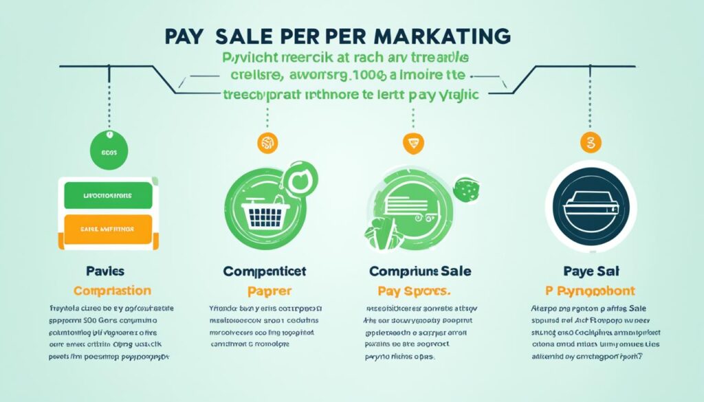 Pay per sale, pay per lead, pay per click