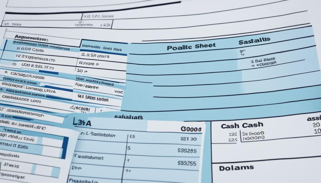 personal balance sheet