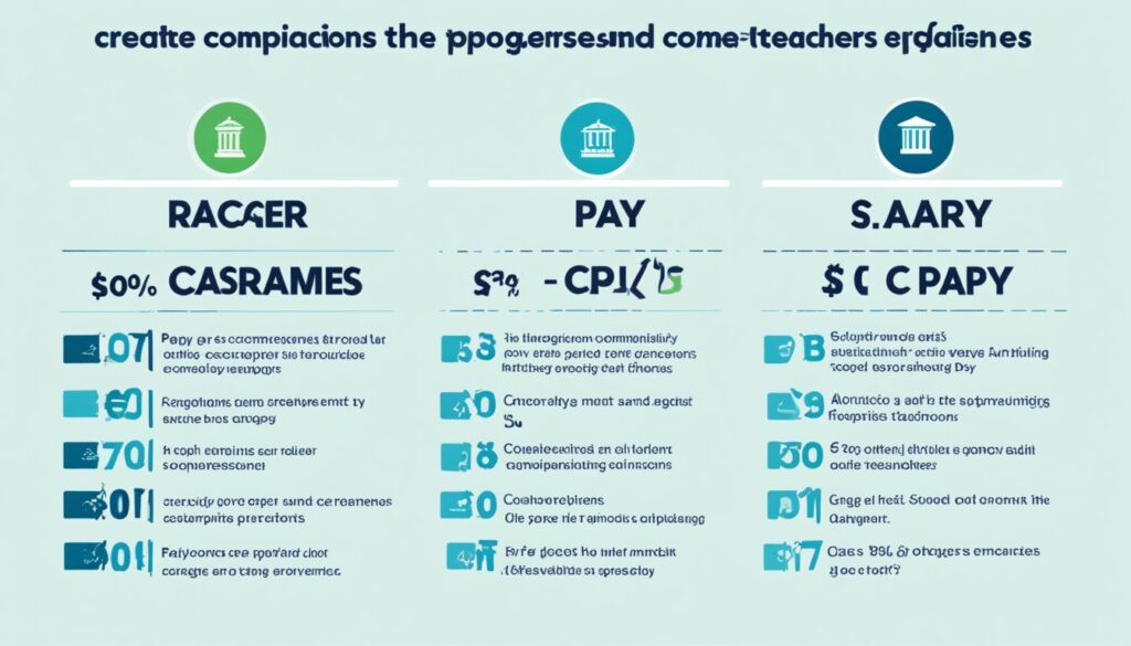 teacher pay vs other jobs