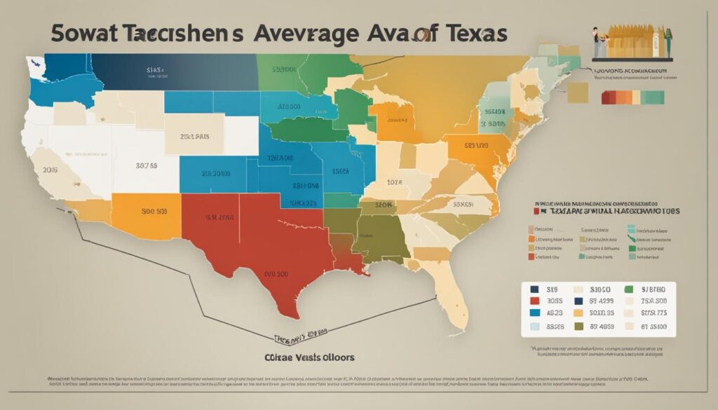 Texas Teacher Salaries Compared to National Averages