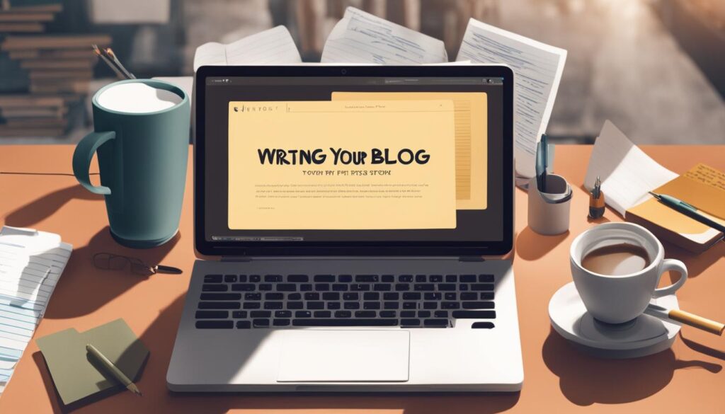 writing blog posts