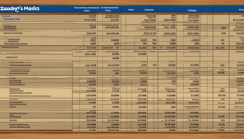 zaxbys franchise fees